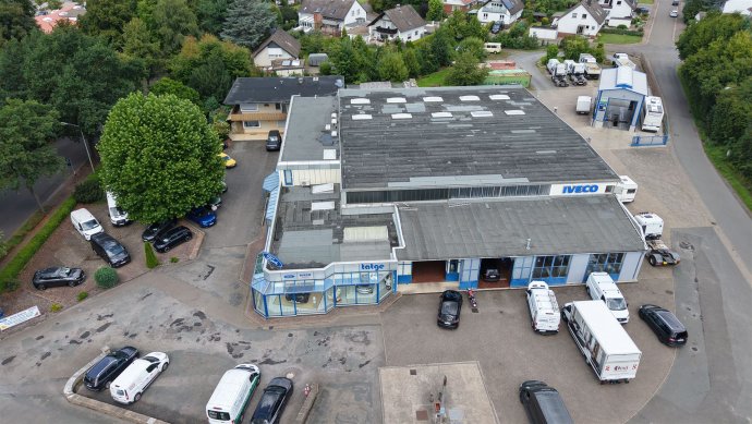 mit der Drohne fotografiert