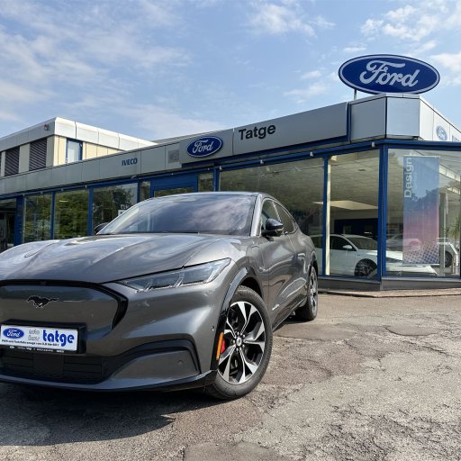 hier ein Ford Mustang vor unserer Austellung 