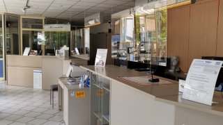 Verkaufsraum und die Theke